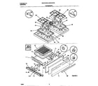 White-Westinghouse WGF337CBSC top/drawer diagram
