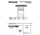 Tappan 30-2272-00-06 cover diagram