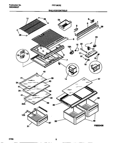 Shelves/controls