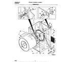 Frigidaire FDE336RET0 cabinet/drum diagram