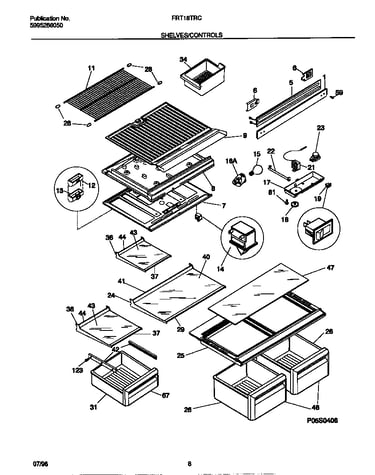 Shelves/controls