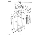 Universal/Multiflex (Frigidaire) MRT18TREW1 cabinet diagram