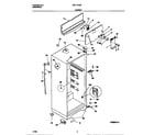 Universal/Multiflex (Frigidaire) MRT15CSEW1 cabinet diagram