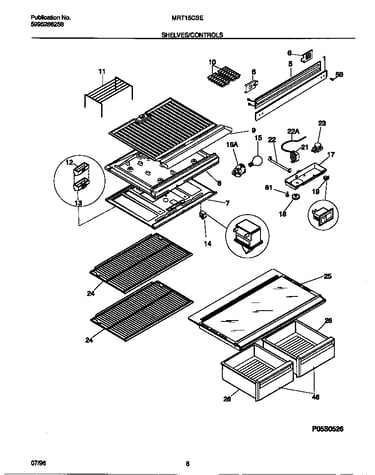Shelves/controls