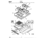 Universal/Multiflex (Frigidaire) MGF333SEDC top/drawer diagram