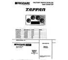 Tappan TPC6X4XCWA cover diagram