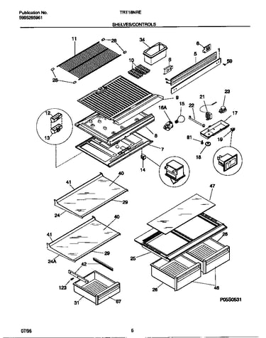 Shelves/controls