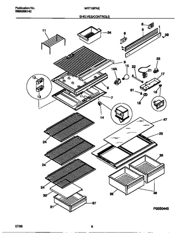 Shelves/controls