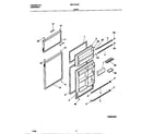 White-Westinghouse WRT18FGEW1 door diagram