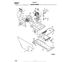 Universal/Multiflex (Frigidaire) MLXE42REW1 motor/blower/belt diagram