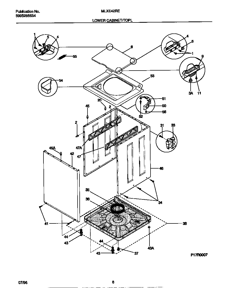 Lower cabinet/top
