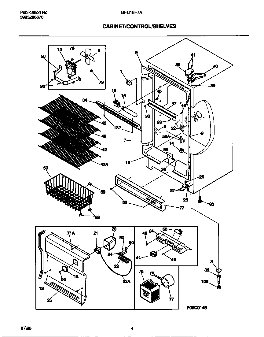 Cabinet/control/shelves