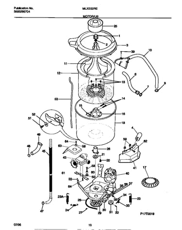 Motor/tub