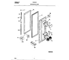 Frigidaire FRS24XGCD3 refrigerator door diagram