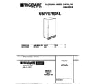 Universal/Multiflex (Frigidaire) MFU14F3BW5 cover diagram