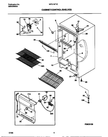 Cabinet/controls/shelves
