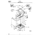 Frigidaire FLSE72GCS4 lower cabinet/top diagram