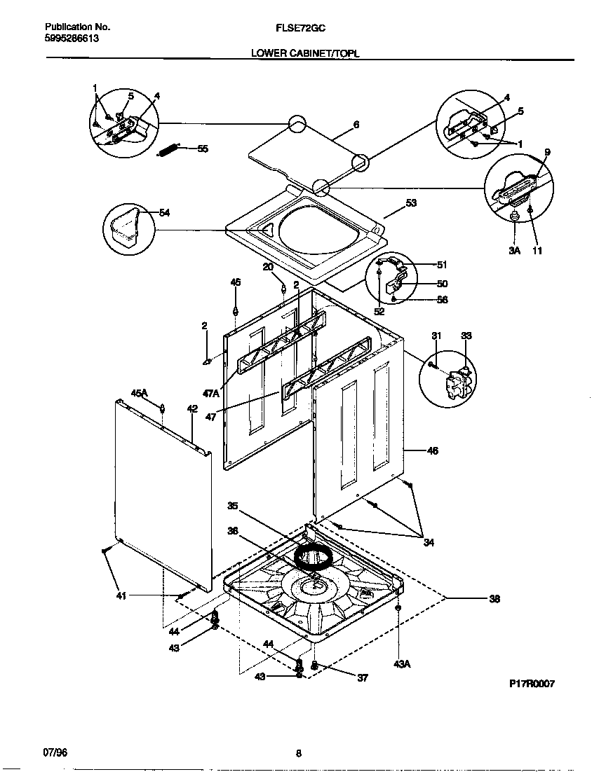 Lower cabinet/top