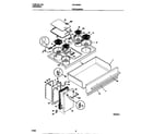 Frigidaire FEF455WCBC top/drawer diagram