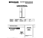 Universal/Multiflex (Frigidaire) MRS26WIEW1 cover diagram