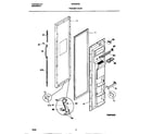 Universal/Multiflex (Frigidaire) MRS26WIEW1 freezer door diagram