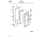 Universal/Multiflex (Frigidaire) MRS26WIEW1 refrigerator door diagram