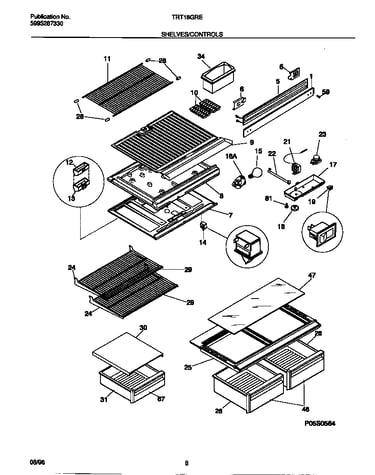 Shelves/controls