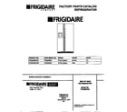 Frigidaire FRS26WNCW3 cover diagram