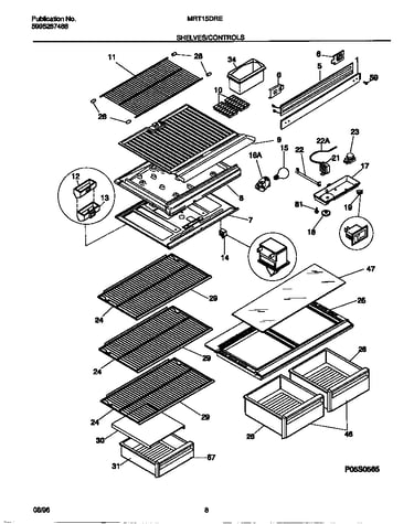 Shelves/controls
