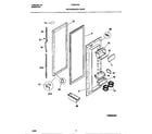 Frigidaire FRS22XGCW3 refrigerator door diagram