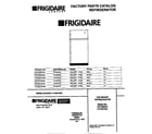 Frigidaire FRT22RGCW3 cover diagram