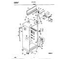 Universal/Multiflex (Frigidaire) MRT15CNED1 cabinet diagram