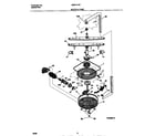 Universal/Multiflex (Frigidaire) MDB121GFR0 motor & pump diagram