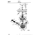 Universal/Multiflex (Frigidaire) MDB631RFR0 motor & pump diagram