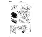 Frigidaire FFU14F9CW3 cabinet/controls/shelves diagram