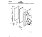Frigidaire FRS22ZGEW0 refrigerator door diagram