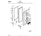 Frigidaire FRS24ZGEW0 refrigerator door diagram