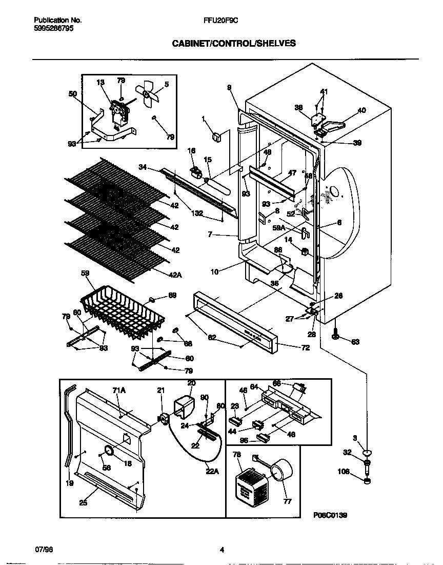 Cabinet/control/shelves