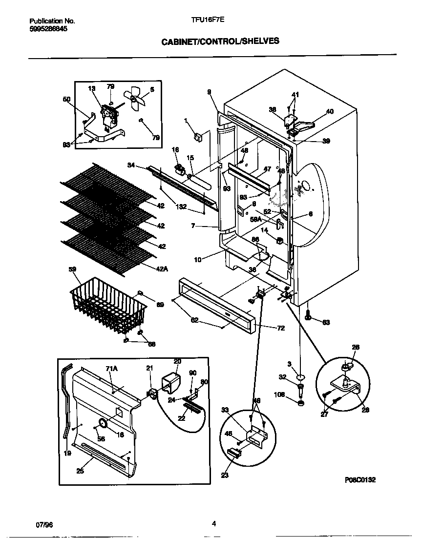 CABINET/CONTROLS/SHELVES