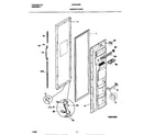 Universal/Multiflex (Frigidaire) MRS22WIEW1 freezer door diagram