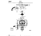 Universal/Multiflex (Frigidaire) MDB662RCS0 motor & pump diagram
