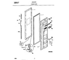 Universal/Multiflex (Frigidaire) MRS22WNED1 freezer door diagram