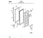 Universal/Multiflex (Frigidaire) MRS22WNED1 refrigerator door diagram
