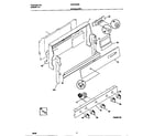 Universal/Multiflex (Frigidaire) MGF333BEWC backguard diagram