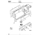 Universal/Multiflex (Frigidaire) MGF324WESC backguard diagram