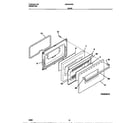 Universal/Multiflex (Frigidaire) MGF324WESC door diagram