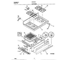 Universal/Multiflex (Frigidaire) MGF345CESC top/drawer diagram