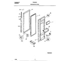 Frigidaire FRS22WNCW2 refrigerator door diagram