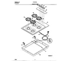 Frigidaire FGC3X3XEDA cooktop parts diagram