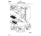 Gibson GFU21M7EW0 cabinet/control/shelves diagram